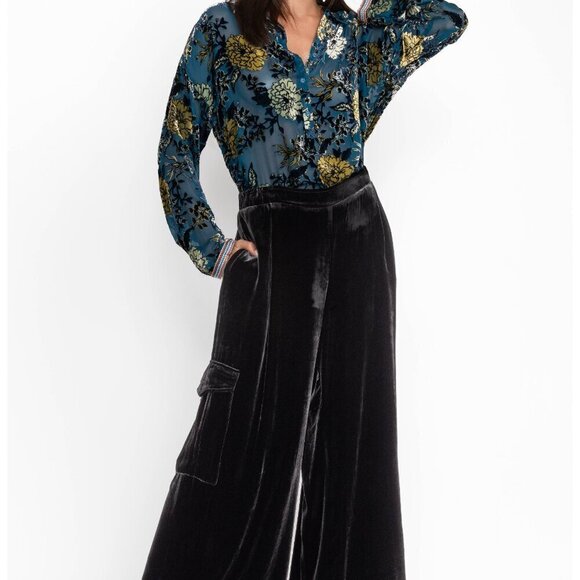 Brand New Zatime Silk Cargo Pants NWT Size 1X & 2X - Picture 1 of 5
